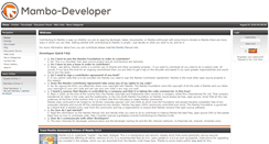 Desktop Screenshot of mambo-developer.org