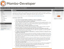 Tablet Screenshot of mambo-developer.org